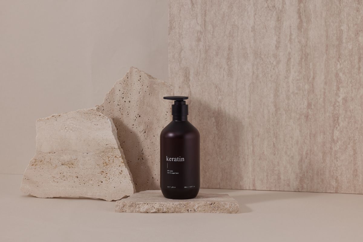 NATURIA】ケラチンシャンプー2本/トリートメント1本 Keratinライン