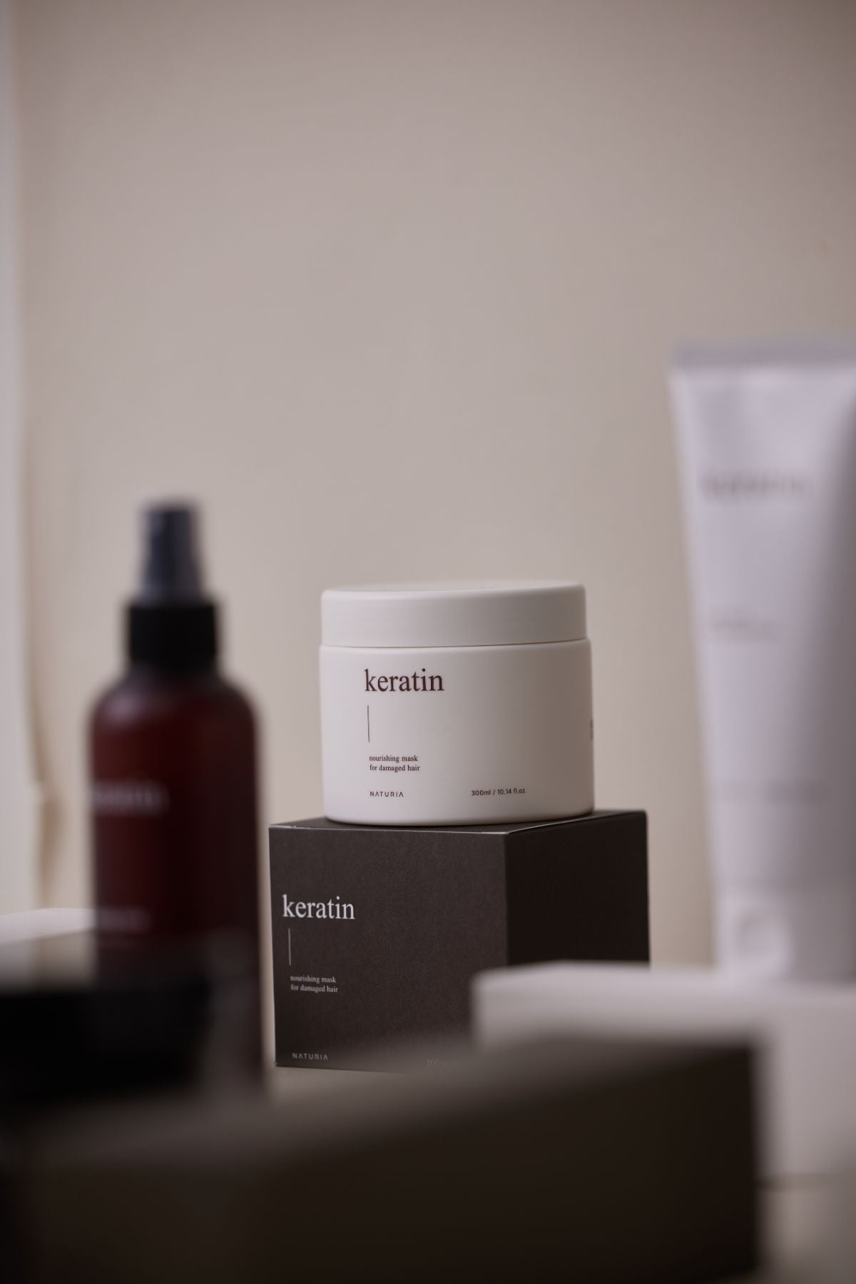 Keratinライン】ケラチンノーリッシングマスク 300ml（コンパクト