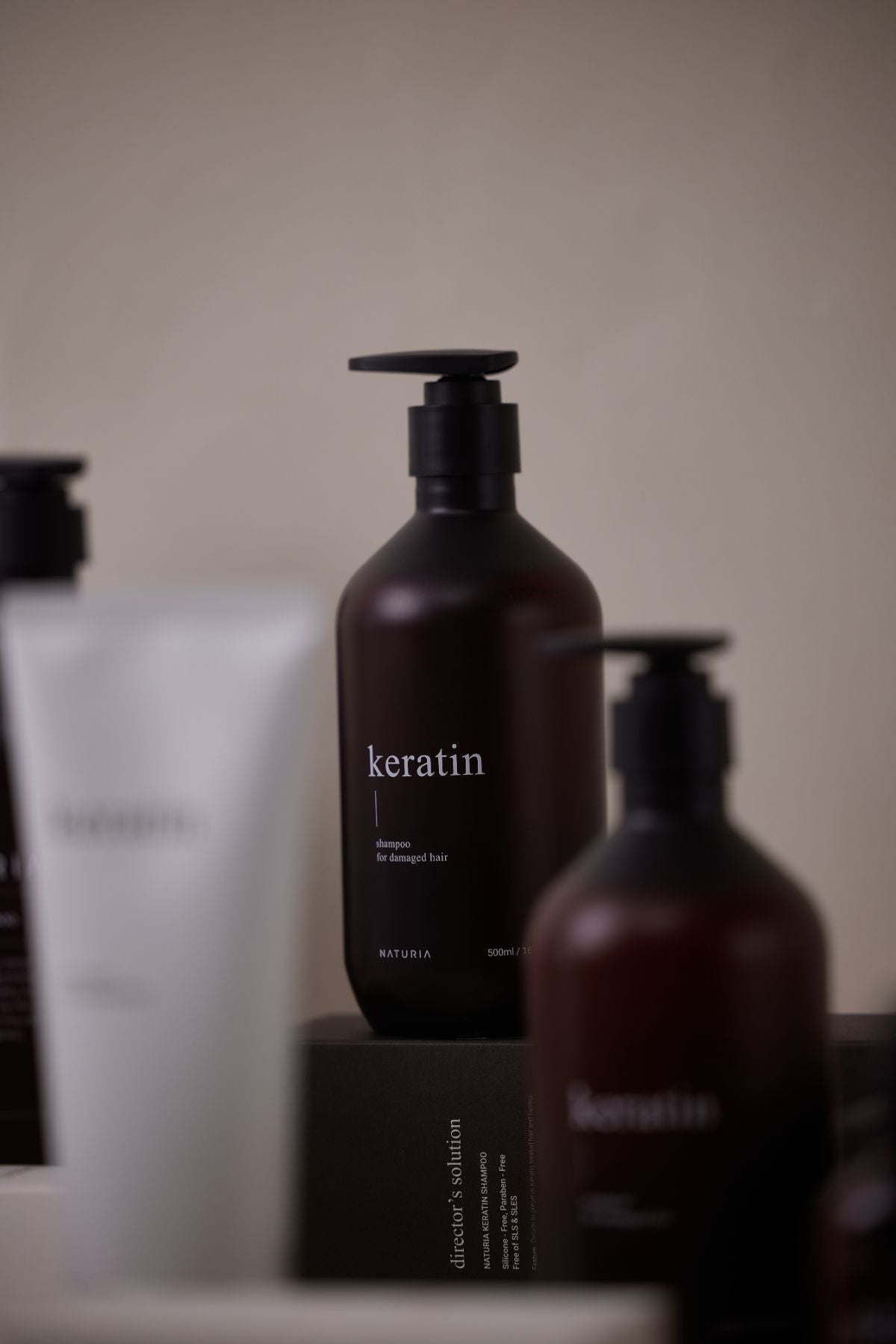 Keratinライン】ケラチンシャンプー500ml （コンパクトサイズ
